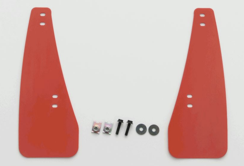 Toyota Corolla Mud Flaps - Front - Cusco - EVA - Red - `23-`27